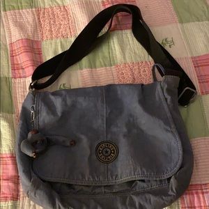 Light blue Kipling messenger bag used gently